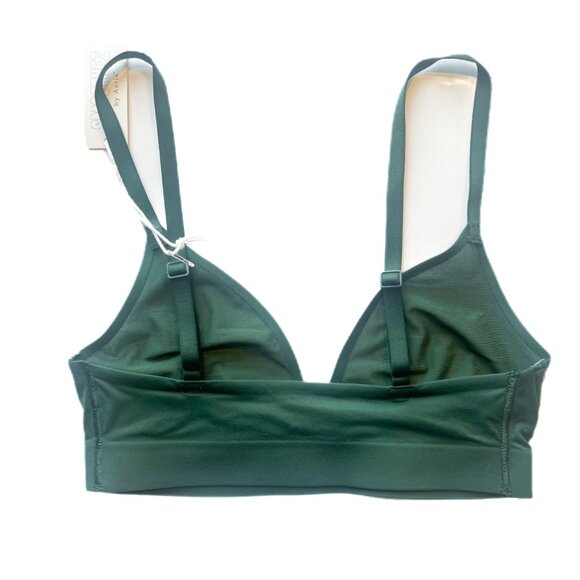 NWT Aerie Smoothez Mesh Triangle Bralette Bra Green Size XS NEW - Picture 5 of 9